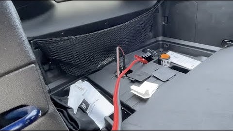 How to jump start a 2012 Chevy Volt