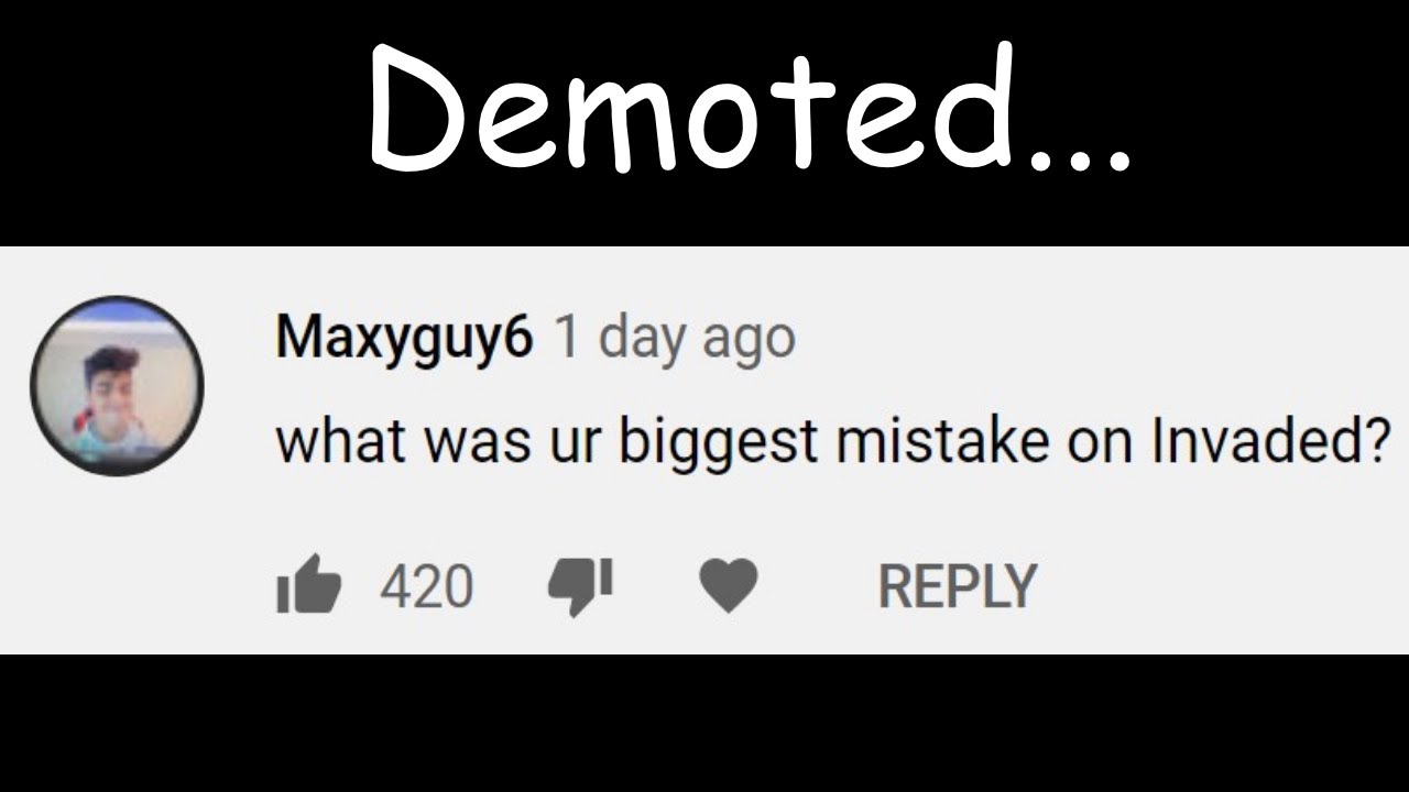 My Biggest Mistake on InvadedLands...