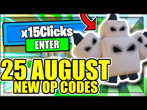 August 2020 All 25 New Secret Op Working Codes X15 Clicks Update Roblox Tapping Legends Youtube - roblox clicking legends codes october 2020 owwya