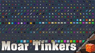 Moar Tinkers Mod 1.12.2/1.10.2 (More Material Types for Tinkers Construct) for Minecraft PC