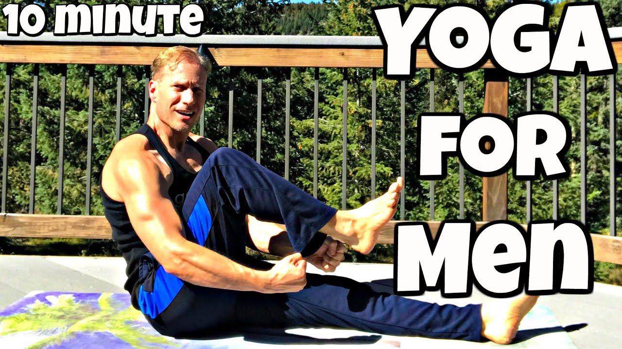 10 min Yoga for Men Core Workout for Abs | Sean Vigue - YouTube