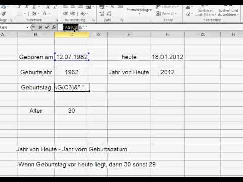 Excel Funktion Datum | Doovi