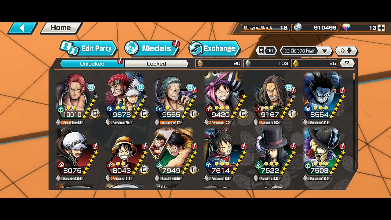 jual akun opbr murah amanah | 4 ex meta (shanks-kidlaw-oden-akainu)