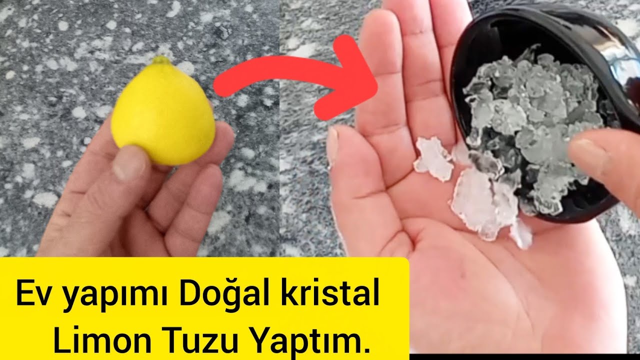 Marketten Limon Tuzu Almayı Unutun - Evde 5 dakikada Kendin Yap! 🍋 ✨