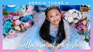 Cinderella Inspired Pre-Birthday Photoshoot Sophia Turns 7 