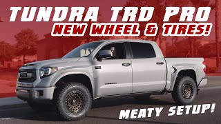 It was time to upgrade our magnuson supercharged trd pro tundra with a
new set of 5x150 18x9 zyphr fuel offroad wheels and toyo open country
m/t tires. nothi...