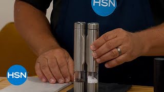 Kitchen HQ 2-pack Slim Magnetic Electric Spice Mills in Gift Boxes | HSN
