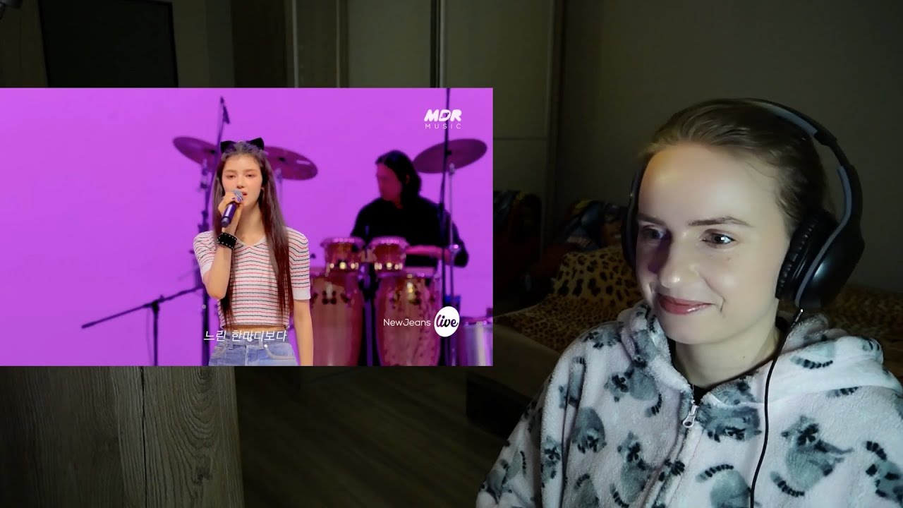 reacting-to-newjeans-hurt-band-live-concert-it-s-live-k-pop
