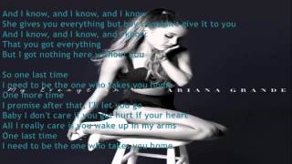 Ariana Grande   One Last Time LYRICS