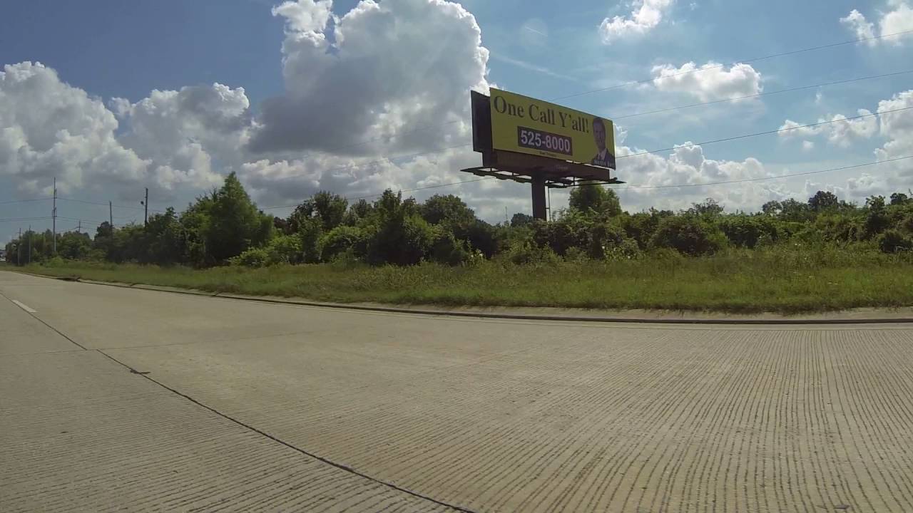 Avondale to New Orleans, Louisiana, US 90 to I610, 1 August 2016