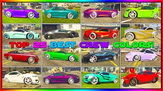 The Top 25 Best Modded Crew Colors In GTA 5 Online! (Bright Colors, Secret Neon, & More!)