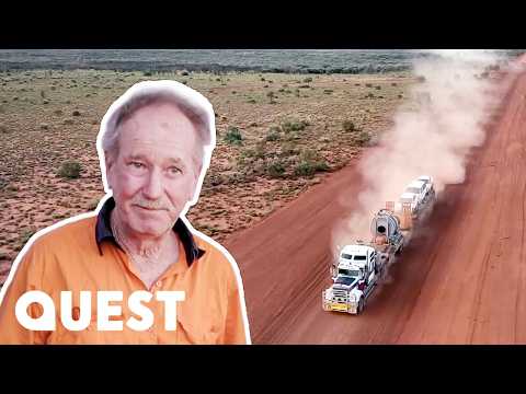 Outback Trucker Steve Battles Brutal 1000km Desert Dirt Road | Outback Truckers