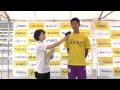 20150531 平成27年度福井県高校春季総体陸上 男子棒高跳優勝者インタビュー