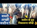 मशीन से दूध निकालना सीखें | MDM MILKING MACHINE FOR COW BUFFALO IN DAIRY FARMING 8307348806