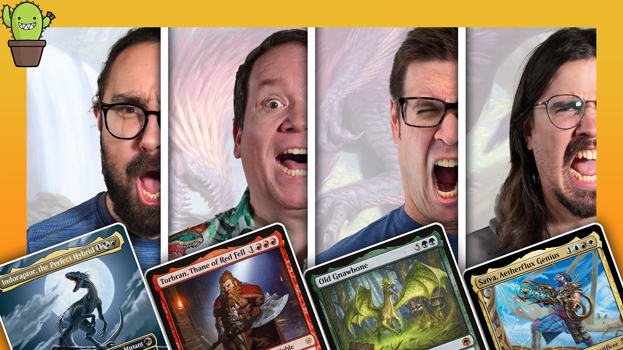 Our BEST Commander game since 2025 | Indoraptor VS  Torbran VS Old Gnawbone VS Satya thumbnail