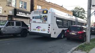 New Jersey Transit 2020 New Flyer XD60 On The 39-Irvington