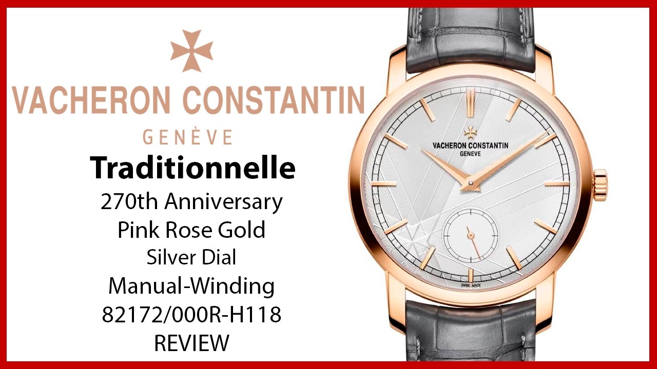 ▷ Vacheron Constantin Traditionnelle Manual-Winding Pink Rose