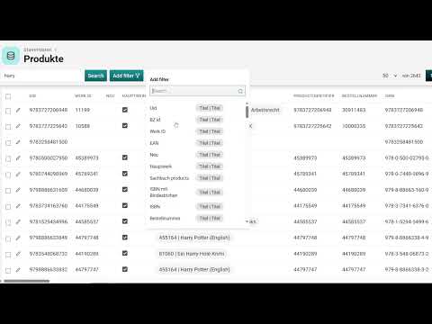 Search, Filter & Sort