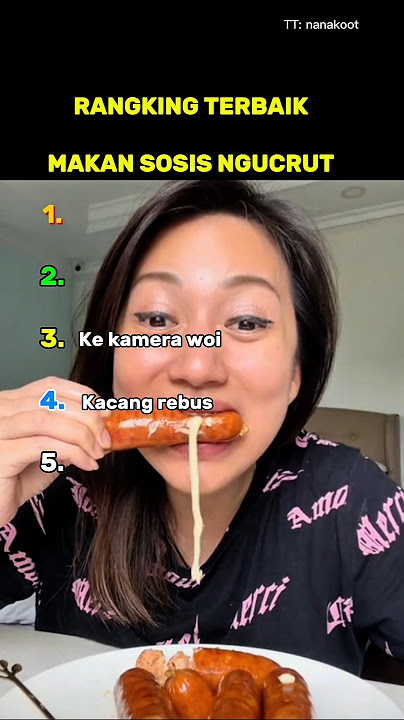 Ranking Makan Sosis Ngucrut