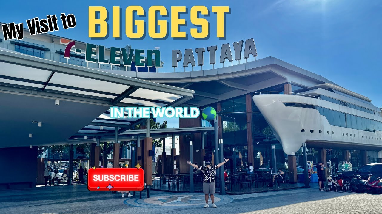 The CRAZIEST 7-Eleven on Earth?! | Inside the Biggest Store in Pattaya Thailand | 🇹🇭 Full Tour in 4K