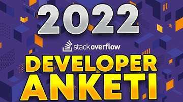 2022 Stack Overflow Developer Anketi