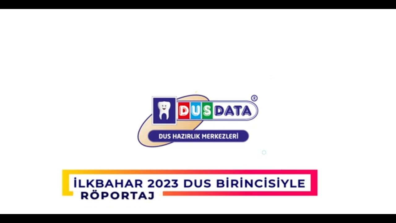 2023 İlkbahar DUS Birincisi Dt. Şeyma Mali ile Röportaj