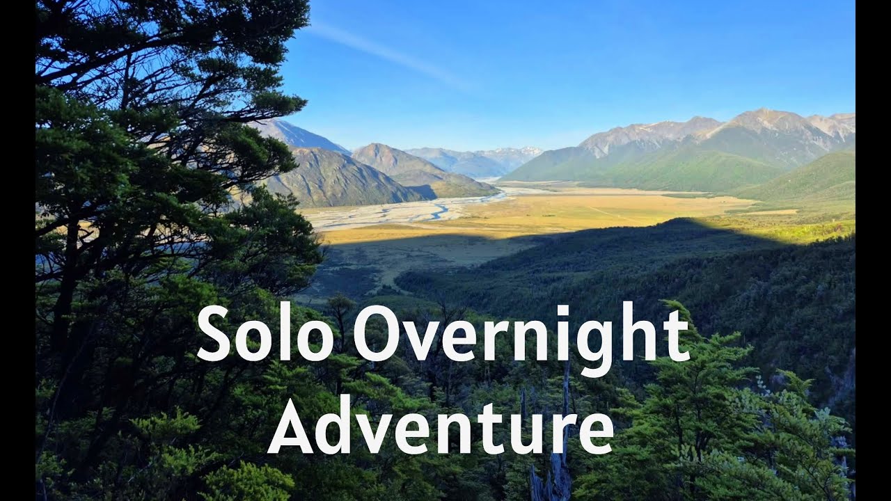 Solo hike and camp in Arthurs Pass, New Zealand. (Binser Saddle & Poulter River)
