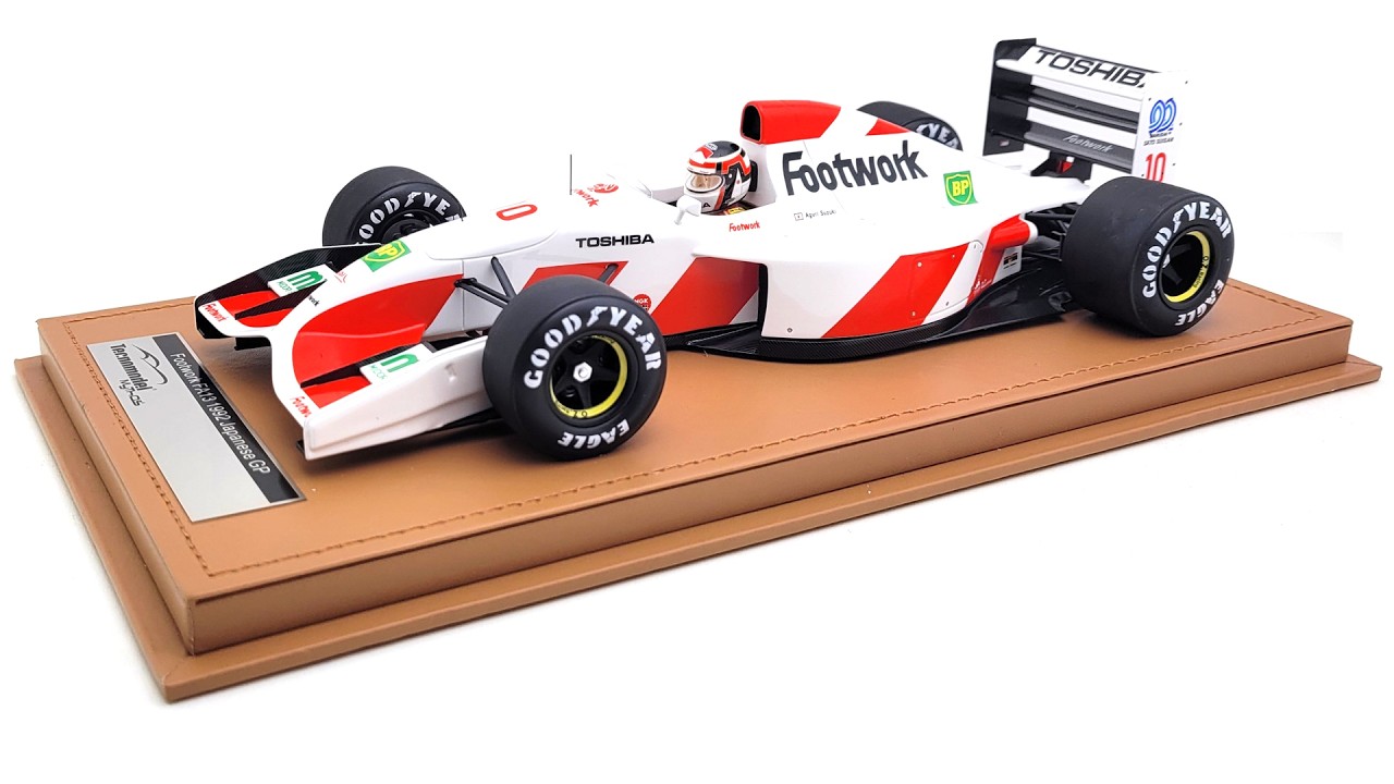 1992 Footwork FA13 scale 1/18 Tecnomodel - YouTube