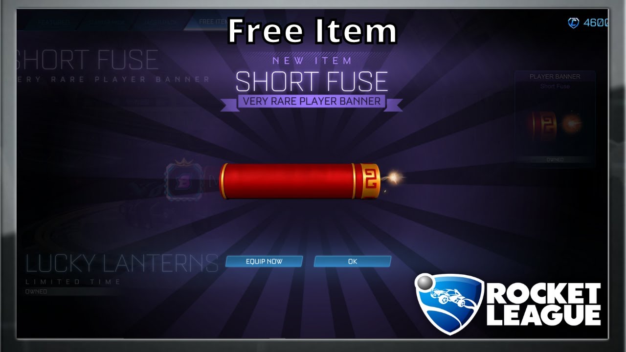 How To Get The Short Fuse Banner In Rocket League®
