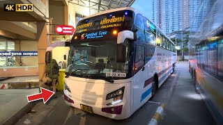 ?? 4K HDR | MOST LUXURIOUS First Class Local Bus Chiang Mai to Bangkok