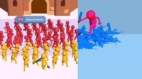 Join clash 3D- All Level gameplay walkthrough ( ios,android) part- 38 || level 346 to 348