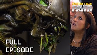 Original 7 Foot Alien Prop! | Hardcore Pawn | Season 4 | Episode 9
