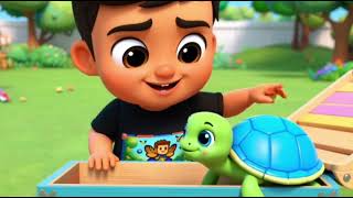 I Had a Little Turtle / Tiny Tim Kids Nursery Rhyme | Zidan Version 🐢🧒🎶