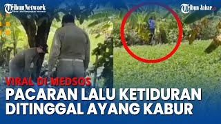 Pacaran di Kebon lalu Ketiduran, Perempuan Ini Ditinggal Ayang Kabur saat Didatangi Satpol PP