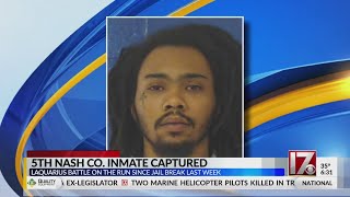 5th Nash County inmate captured, press conference set for Monday
