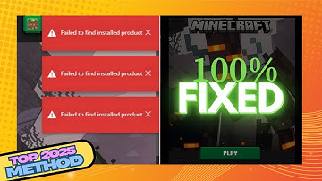 FIX Minecraft "Failed to Find Install Product" (2025)