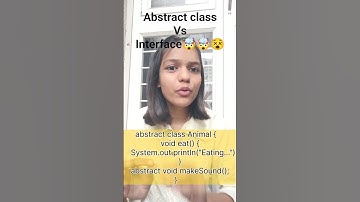 Abstract Class vs Interface in Java 🤯 | Real OOP Example Explained in 60 Seconds