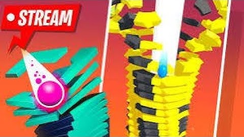 English Stack Ball 3D : 👍 Good stream | Playing Solo | Streaming with Turnip