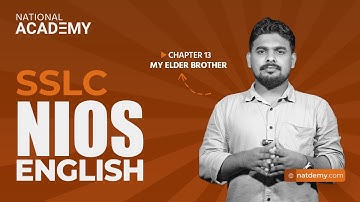 NIOS SSLC: English Chapter 13 | natdemy