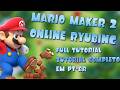 MARIO MAKER 2 ONLINE RYUBING (TUTORIAL COMPLETO) OCW COURSE WORLD NO MOD EMULADOR DE SWITCH! #mario