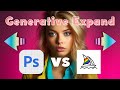 Новинка: Photoshop Generative Expand | Как использовать + сравнение с Midjourney Pan Function