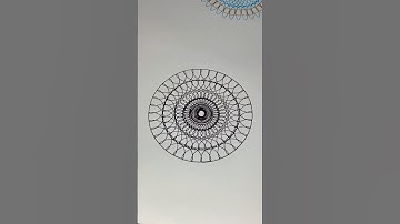 Geometric Magic  #spirograph #satisfying #asmr  #art #viral #shorts #oddlysatisfying #asmrsounds
