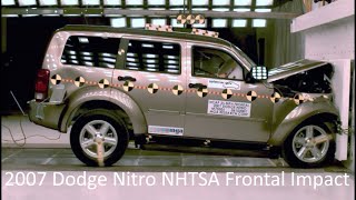 2007-2011 Dodge Nitro NHTSA Frontal Impact