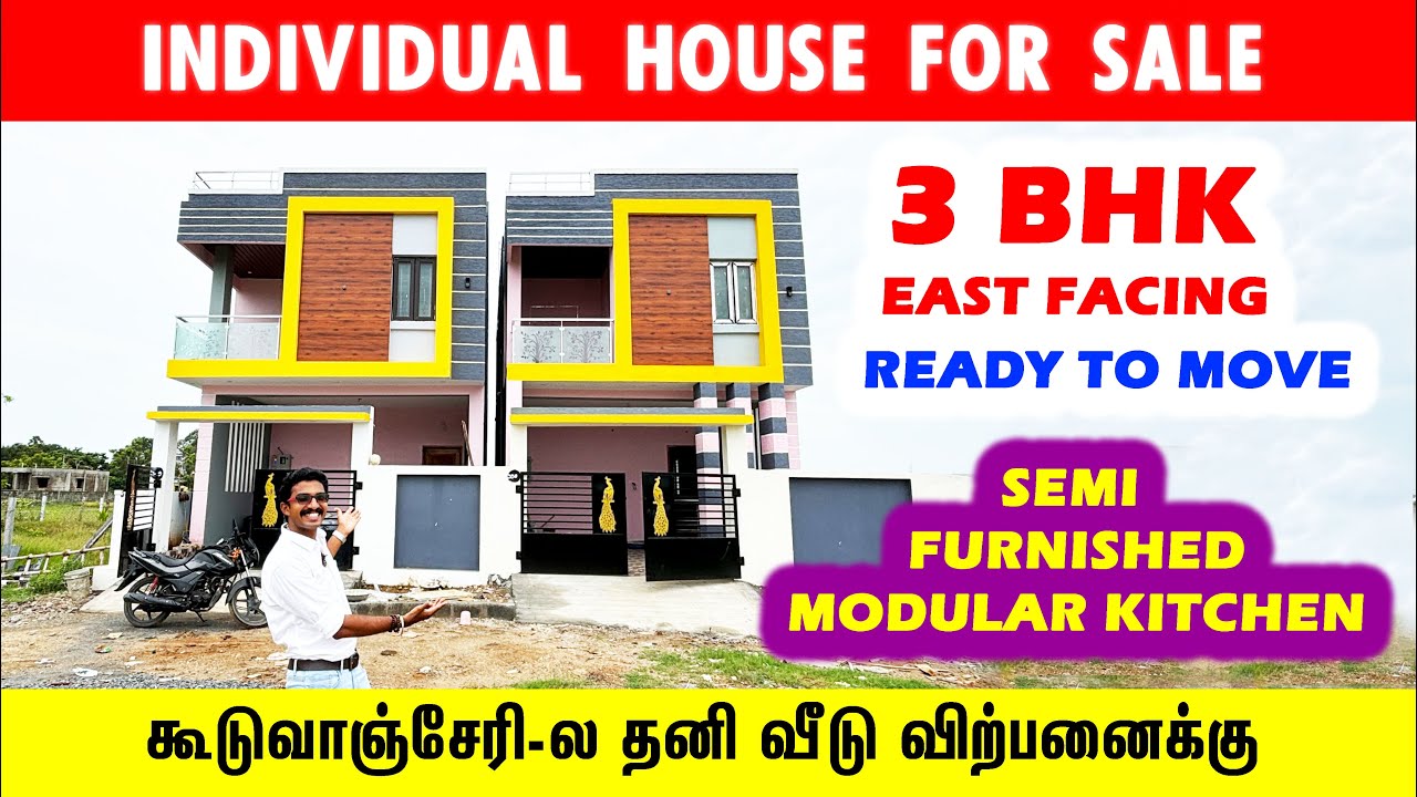 ‼️சூப்பரானா Individual House for sale in Guduvancherry🔥3BHK Duplex House 🏡Ready To Move Luxury Villa