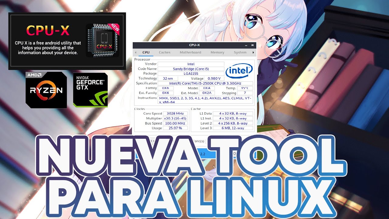 CPU-X | NEW TOOL FOR LINUX - YouTube