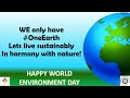World environment day 2022