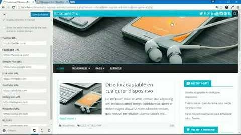 [WordPress] Customizing the theme header 