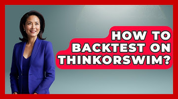 How To Backtest On Thinkorswim? - Stock and Options Playbook