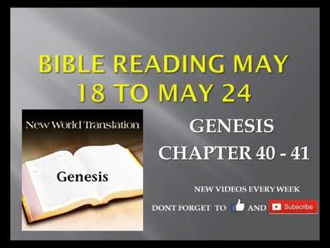 Bible Reading Genesis 40 - 41 - YouTube