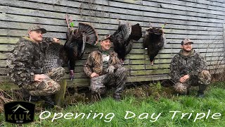 Opening Day Triple | Pennsylvania Turkey Hunting
